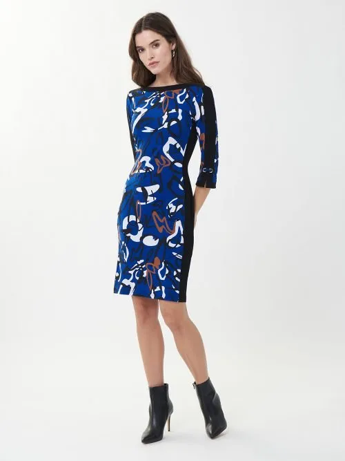 Joseph Ribkoff Royal Sapphire Multi Dress Style 223231.
