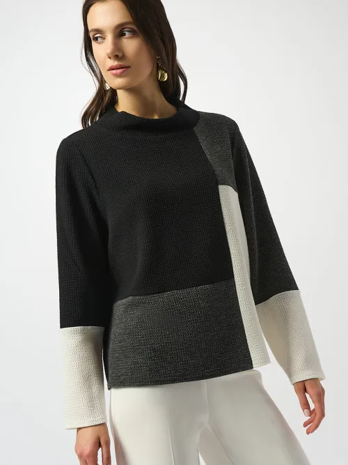 Joseph Ribkoff Colour Block Top Style 253236.