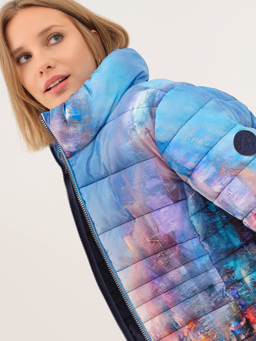 Dolcezza Blue City Padded Jacket Style 75838.