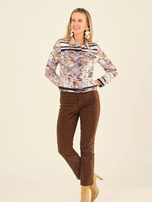 Dolcezza Brown Cords Style 75222.