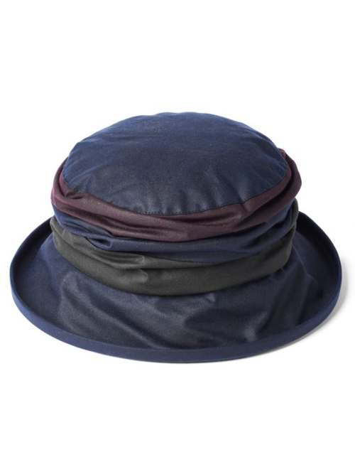 Failsworth Navy Wax Cotton Hat Style 9618.