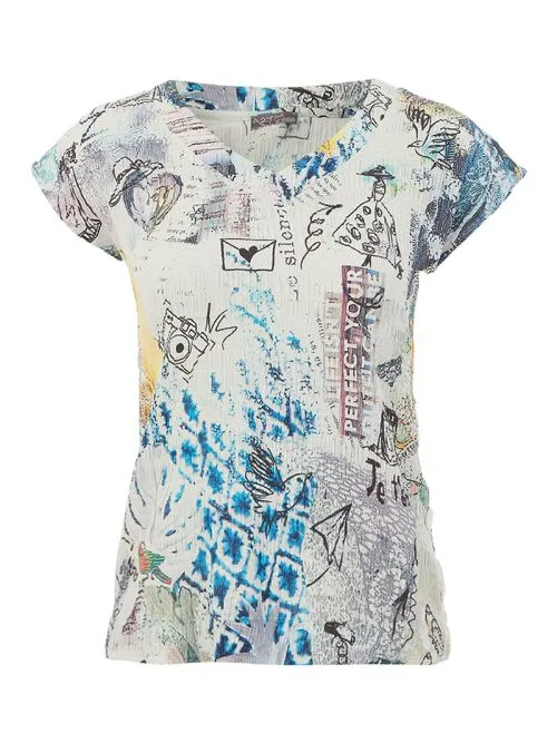 Dolcezza Soft Crinkle Top Style 26742.