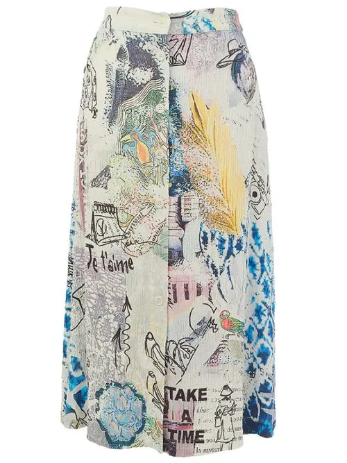Dolcezza Soft Crinkle Skirt Style 26743.