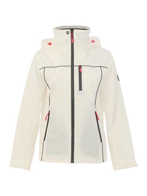 Dolcezza White Waterproof Jacket Style 26860.