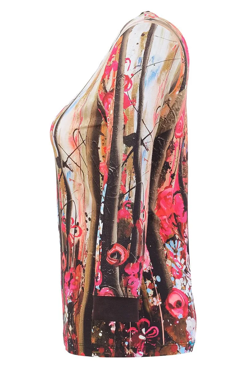 Dolcezza “Wild Forest Rose” Top Style 76670 side.