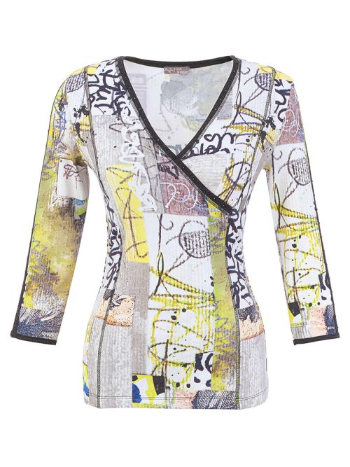 Dolcezza “Fragments” Wrap Top Style 76721.