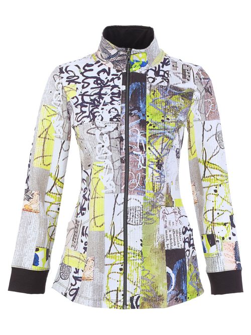Dolcezza “Fragments” Zip Jacket Style 76725.