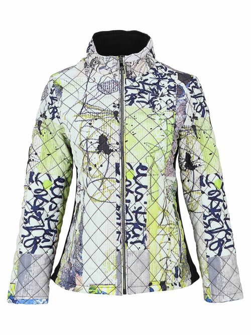 Dolcezza “Fragments” Quilted Jacket Style 76814.